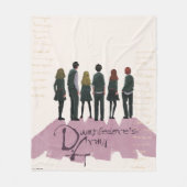 Illustration der Armee von Dumbledore Fleecedecke (Vorderseite)