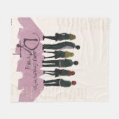 Illustration der Armee von Dumbledore Fleecedecke (Vorderseite (Horizontal))