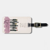 Illustration der Armee von Dumbledore Gepäckanhänger (Vorderseite horizontal)