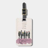 Illustration der Armee von Dumbledore Gepäckanhänger (Vorderseite vertikal)