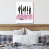 Illustration der Armee von Dumbledore Leinwanddruck (Insitu (Schlafzimmer))