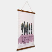 Illustration der Armee von Dumbledore Wandteppich Mit Holzrahmen (Gewinkelt)