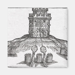 Illustration der Belagerungskriegführung Magnet