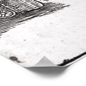 Illustration der Belagerungskriegführung Poster (Ecke)