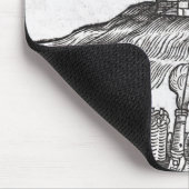 Illustration der Belagerungskriegsführung Mousepad (Ecke)