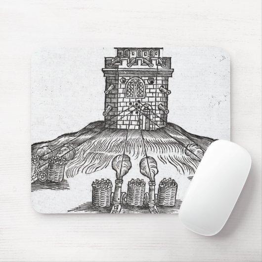 Illustration der Belagerungskriegsführung Mousepad (Mit Mouse)