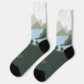 Illustration der benutzerdefinierten Textart Socken (Linkes Detail)