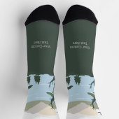 Illustration der benutzerdefinierten Textart Socken (Oben)