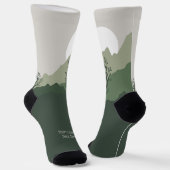 Illustration der benutzerdefinierten Textart Socken (Gewinkelt)