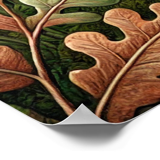 Illustration der bezaubernden Waldmäuse - Niedlich Poster (Ecke)