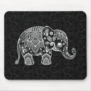 Illustration der Bläserlehre des Weißen Paisley Mousepad