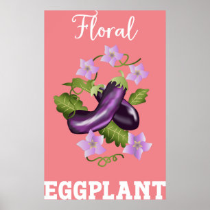 Illustration der Bläserngpflanze Poster