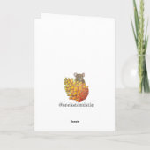 Illustration der Blauen Kubanischen Biene Hummingb Karte (Rückseite)