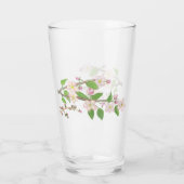 Illustration der blühenden Apfelbaum Glas (Rückseite)