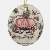 Illustration der botanischen Insekten-Blume Keramik Ornament (Links)