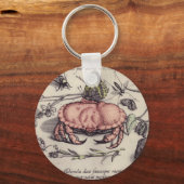 Illustration der botanischen Insekten-Blume Schlüsselanhänger (Vorderseite)