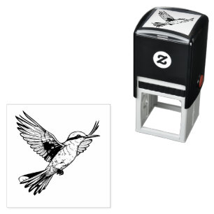 Illustration der Briefmarke aus Songbird, der sich Permastempel
