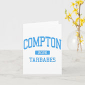 Illustration der Compton High School Klasse 2026 Karte (Gelbe Blume)