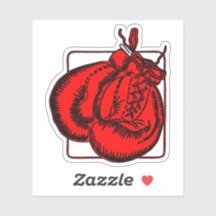 Illustration der coolen Roten Boxhandschuhe