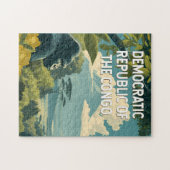 Illustration der Demokratischen Republik Kongo Puzzle (Horizontal)