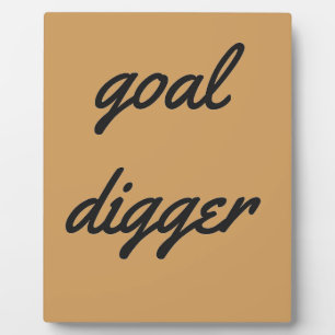 Illustration der Design-Collection für Goal Digger Fotoplatte