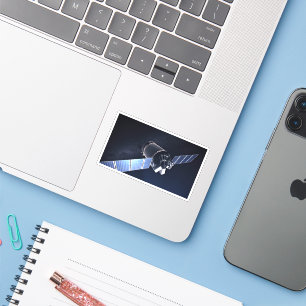 Illustration der Dragon XL-Raumsonde. Aufkleber