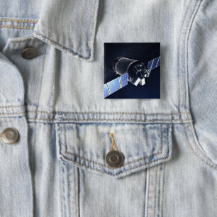 Illustration der Dragon XL-Raumsonde. Button