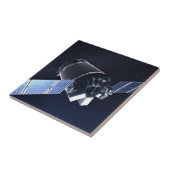 Illustration der Dragon XL-Raumsonde. Fliese (Seite)