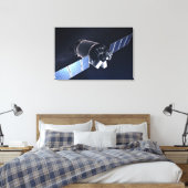 Illustration der Dragon XL-Raumsonde. Leinwanddruck (Insitu (Schlafzimmer))