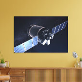 Illustration der Dragon XL-Raumsonde. Leinwanddruck (Insitu (Wohnzimmer))