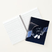 Illustration der Dragon XL-Raumsonde. Notizblock (Innenseite)