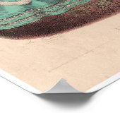 Illustration der französischen Antike aus dem 19.  Poster (Ecke)