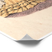 Illustration der französischen Antike aus dem 19. Poster (Ecke)