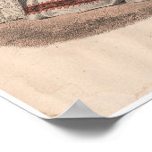 Illustration der französischen Antike aus dem 19. Poster (Ecke)