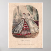 Illustration der französischen Antike aus dem 19. Poster (Vorne)