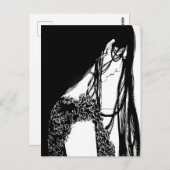 Illustration der Frau Teil 1 Postkarte (Vorne/Hinten)