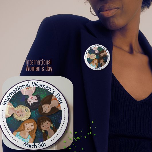 Illustration der Frauen anlässlich des Diversity I Button