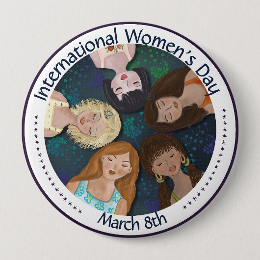 Illustration der Frauen anlässlich des Diversity I Button (Vorderseite)