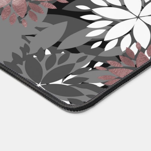 Illustration der geometrischen Blume der hübschen Schreibtischunterlage (Ecke)