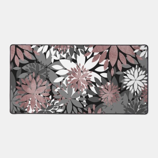 Illustration der geometrischen Blume der hübschen Schreibtischunterlage (Vorderseite)