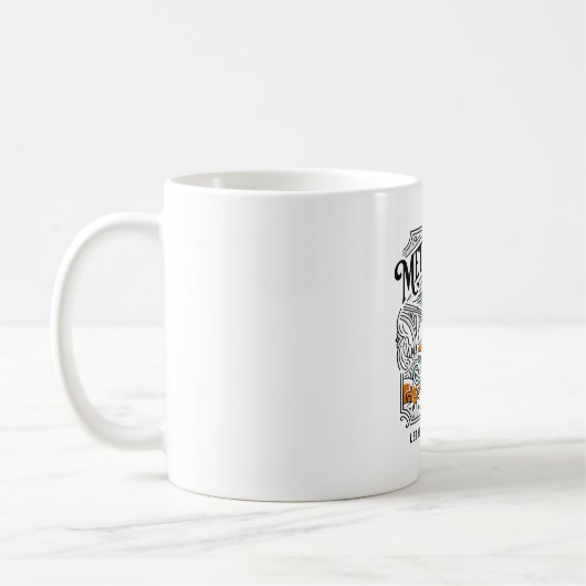 Illustration der High Level Bridge in Lethbridge, Kaffeetasse (Links)