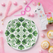 Illustration der irischen grünen keltischen Clover Pappteller (Party)