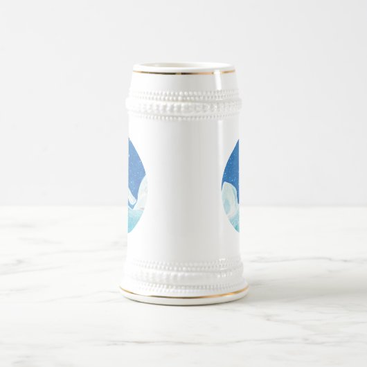 Illustration der kleinen arktischen Fox (Vulpes la Bierglas (Mittel)