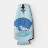 Illustration der kleinen arktischen Fox (Vulpes la Flaschenkühler (Rückseite)