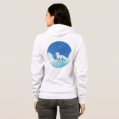 Illustration der kleinen arktischen Fox (Vulpes la Hoodie (Schwarz voll)