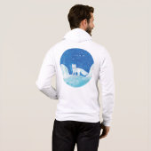 Illustration der kleinen arktischen Fox (Vulpes la Hoodie (Schwarz voll)