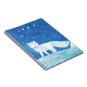 Illustration der kleinen arktischen Fox (Vulpes la Notizblock (Rechte Seite)