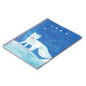 Illustration der kleinen arktischen Fox (Vulpes la Notizblock (Linke Seite)