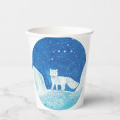 Illustration der kleinen arktischen Fox (Vulpes la Pappbecher (Vorderseite)