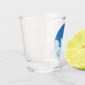 Illustration der kleinen arktischen Fox (Vulpes la Schnapsglas (Links)